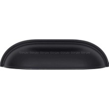 Odea Gürçay Lüks Çanak Kulp Siyah 96MM (2 Adet)