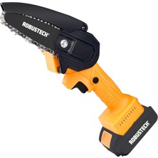 Odea Rbt CS-100 Akülü Zincirli Ağaç Kesme Testeresi – Mini, Tek Elle Kullanım, Hafif ve Kompakt, Kablosuz Şarjlı Budama, Dal Kesme ve Odun Kesme Makinesi (Bahçe, Hobi)