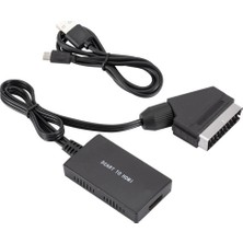 Odea Scart To HDMI 1080P Av Video Çevirici Dönüştürücü Adaptör