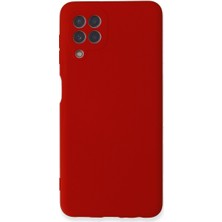 Vintessy Galaxy A22 Kılıf Nano Içi Kadife Silikon - Kırmızı