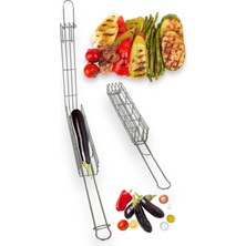 Odea Pratikoutdoor Paslanmaz 304 Çelik Sebze Mangal Izgarası Sağlıklı ve Dayanıklı