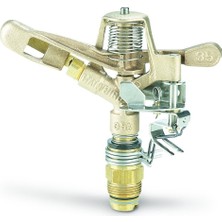Odea Rain Bird 35ADJTNTB Pirinç Darbeli Fıskiye, Ayarlanabilir 0° -360° Patte, Gri, 23' - 50 Püskürtme Mesafesi