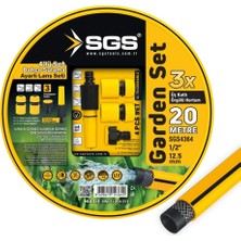 Odea Sgs Gardenflex Hortum Bahçe Sulama Seti 4 Parça