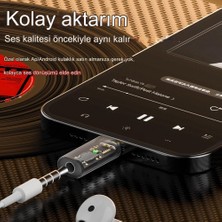 Odea Livx Type C To 3.5mm Dac Kulaklık Dönüştürücü iPhone 15 ve Type C Telefon ile Uyumlu Çevirici Otgax (2)