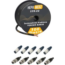Odea Hepa Merz Connection Paket 7, Mikrofon Kablosu Xlr Konnektör Paketi