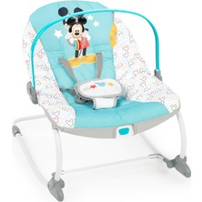 Odea Bright Starts Disney Baby Mickey Mouse Titreşimli ve Çıkartılabilir Oyuncak Barlı Bebekten Yürümeye Başlayan Salıncaklı Oyuncak - Yeni Doğan ve Üzeri