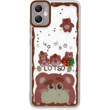 Vintessy Galaxy A05 Kılıf Sweet Desenli Silikon Kapak - Pembe