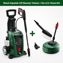 Odea Bosch Aquatak 125 Basınçlı Yıkama + Oto ve Ev Yıkama Kiti 061599262D