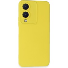 Vintessy Y17S Kılıf Nano Içi Kadife Silikon - Sarı