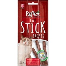 Vintessy Stick Biftekli ve Kuzulu Tahılısız Kedi Ödül Çubuğu 3x5 gr