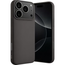 Vintessy iPhone 17 Pro Max Nano Içi Kadife Silikon - Gri