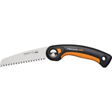 Odea Fiskars 1067552 Plus Serramanico Testere, Kalın Dallar ve Kütükler Için, 3 Kesme Pozisyonu, Güçlü Diş Keskin Bıçak, Kaba Dişler, Bıçak Uzunluğu: 15 Cm, Siyah/turuncu, SW68, 1067552