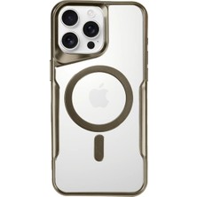 Vintessy iPhone 16 Pro Kılıf Boyi Magsafe Silikon Kapak - Desert