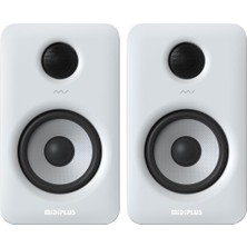Odea Mıdıplus Mı5 Iı Bluetooth White | Çift 2x 35W 5'' 2-Yollu Bluetooth Aktif Stüdyo Referans & Dj Monitörü | Hoparlörü