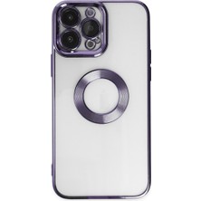 Vintessy iPhone 14 Pro Max Kılıf Slot Silikon - Mor