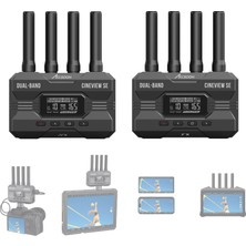 Odea Accsoon Cineview Se Kablosuz Görüntü Aktarımı, Kablosuz Görüntü Aktarımı, Video Verici ve Alıcı, Çift Bant Aktarım, 350 M Menzil, 0,05 S ve 1080P Hd Video, HDMI ve Sdı