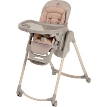 Odea Maxi-Cosi Minla Plus 6'sı Bir Arada Ahşap Görünümlü 4 Tekerlekli Mama Sandalyesi Elegance Terra