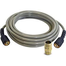 Odea Simpson Cleaning 40224 Morflex Serisi 3300 Psı Basınçlı Yıkama Hortumu, Soğuk Su Kullanımı, 1/4 Inç x 25 Feet, Doğal