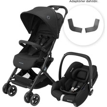 Odea Maxi-Cosi Lara2-Cabriofix I-Size Ultra Kompakt Kabin Boy Seyahat Sistem Bebek Arabası Essential Black