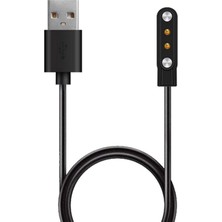 Odea Microsonic Haylou Solar LS05 Için Manyetik USB Şarj Kablosu Siyah [solar LS05 ile Uyumlu Şarj Kablosu - Siyah]
