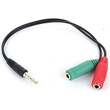 Odea Dark DK-CB-AUC01 20 cm 3.5 mm - Rca Stereo Ses Dönüştürücü Kablo