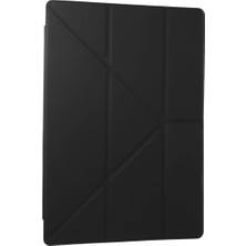 Vintessy Galaxy Tab A9 Plus Kılıf Kalemlikli Mars Tablet Kılıfı - Koyu Gri