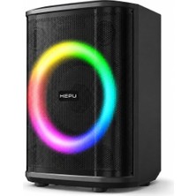 Odea Hepu HP-981 Partybox Bluetooth Hoparlör – 6.5” Hoparlör 40W Güç Rgb Işık Tws Destekli