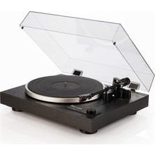 Odea Dual Cs 518 Siyah Ahşap Manuel Pikap/plakçalar (Dahili mm Preamfi, 2m Red Iğne ve Kartuş)