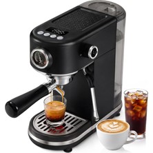 Hibrew Hıbrew H10B LED Ekranlı ve Basınç Göstergeli Programlanabilir Espresso Makinesi