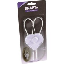 Odea Kraft Dg PT-2886 Dolap Kilidi Askılı, Beyaz