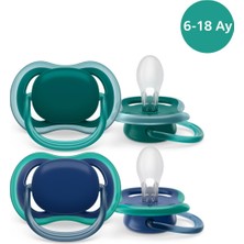 Odea Philips Avent SCF085/31 Ultra Air Emzik 6-18 Ay 2'li Paket Indigo