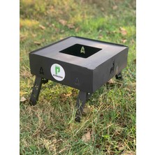 Odea Pratikoutdoor Katlanır Ayaklı Ateş Çukuru & Şömine Kare