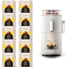 Cafe Royal Café Royal Coffeeb Kahve Makinesi Globe White 1,3 L, Café Royal + 90 Kahve Topu Espresso - %100 Gübrelenebilir