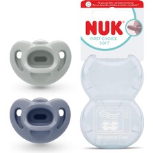 Odea Nuk Fc SOFT%100 Silikon 2'li Emzik, Yeşil/mavi