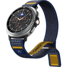 Odea Spigen Galaxy Watch8 Classic (46MM) / Watch8 (44/40MM) ile Uyumlu Kordon Band Athlex Air Nefes Alabilen Kumaş Lacivert Kayış - AMP10114 (Spigen Tr Garantili)