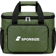 Odea Sporsize 40 L Termal Soğutucu Buzluk Çantası, Kamp Piknik Plaj ve Seyahat Için (Petrol Yeşil)