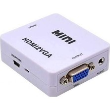 Odea Alfais 4314 HDMI To VGA Çevirici Adaptör Monitör Tv Dönüştürücü
