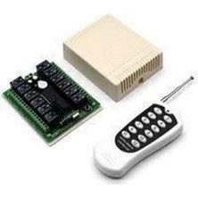Esranın Dünyası Sanec 12V 433MHZ 12 Kanallı Kablosuz Kumandalı Rf Alıcılı Röle Modülü (Kutulu)