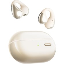 Odea Soundpeats Pearlclip Pro Hi-Res Ldac Enc Ows Kablosuz Bluetooth 6.0 Kulaklık Bej