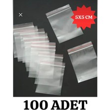 Odea Buzdolabı Kilitli Torba Poşet Dondurucu Ikramlık Çerez Davet Kına Hediyelik Poşeti 5X5CM 100'LÜ