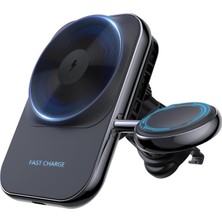 Odea Newpole Kablosuz Şarj Ile Uyumlu Kablosuz Araç Şarj Aleti 2'si 1 Arada, 15W Şarj Aleti 2 Amper Araç Telefon Tutucu iPhone 15 14 13 12 11 Pro Max Watch Ultra 2/1 Seri 9 8 7 6 5 4 3 Uyumlu