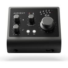 Odea Audient Ses Arabirimi Id4 Mkıı, Class A Konsol Mikrofon Ön Amplifikatör (Yüksek Hızlı Usb-C, Monitör Karışımı ve Monitör Panning Fonksiyonu, 2 Kulaklık Çıkışı, Mac/pc/ios Uyumlu), Siyah, Id Mkıı