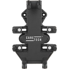 Odea Caretech CT-M08 Telefon Tutucu Titreşim Önleyici Motosiklet Gidon Ayna Montajlı 8 Pençeli Siyah Su Geçirmez
