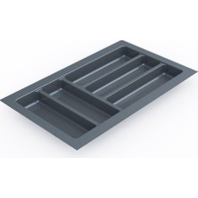Odea Tify Mutfak Çekmece Içi Kaşıklık 29CM x 48CM (Yanlar ve Boydan 4cm Kesilebilir) Antrasit Gri