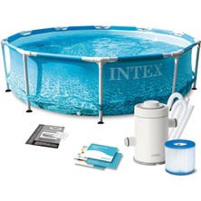 Odea Intex 28208 305X76CM Beachside Prefabrik Havuz 220V Filtreli