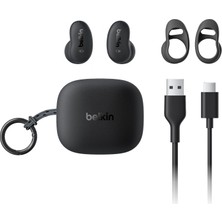 Odea Belkin Soundform Anywhere Kablosuz Kulak Içi Kulaklık, Hafif, Uzun Süreli Konfor Sunan Bluetooth Kulaklıklar, Iphone, Ipad, Tablet, Dizüstü Bilgisayar, Bisiklet, Koşu Için Ipx4 Suya Dayanıklı, Siyah