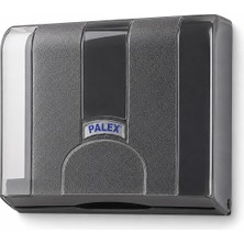 Odea Alper Banyo Z-Fold Kağıt Havlu Dispenseri, Füme Plastik Duvara Monte Z Katlı Kağıt Havlu Aparatı, Banyo Ofis Wc ve Ortak Kullanım Alanları Için Hijyenik Kağıt Havluluk 25 x 21 x 10 cm