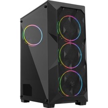 Odea Gameforce Cold 4X120MM Rainbow Fanlı Oyuncu Kasası