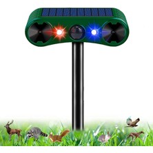 Odea Pehtıy Kedi Korkutucu, Ultrason Savunma, Hayvan Kovucu, 2 Modlu, Hareket Sensörlü ve Yanıp Sönen Işıklı, IP55 Su Geçirmez, Sansar Korkutucu, Kediler, Köpekler, Vahşi Hayvanlar Için