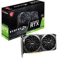 Odea Msı VGA Geforce Rtx 3060 Ventus 2x 12G Oc RTX3060 12GB Gddr6 192B DX12 Pcıe 4.0 X16 (3xdp 1xhdmı) Ekran Kartı